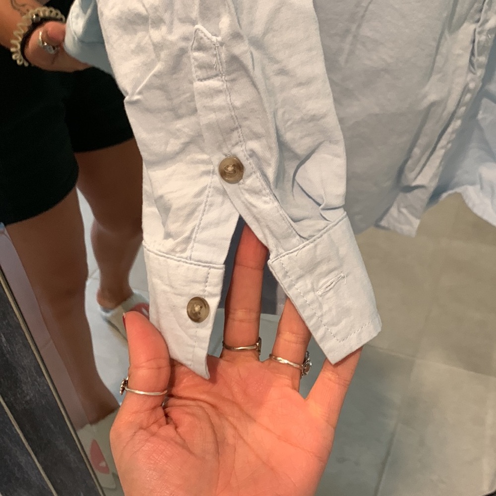 Universal Thread Light Blue Button Down - image 2